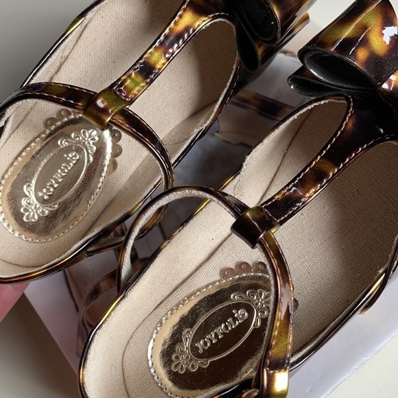 Joyfolie | Vivian T-Strap Maryjanes in Tortoise | 12T - Picture 10 of 16